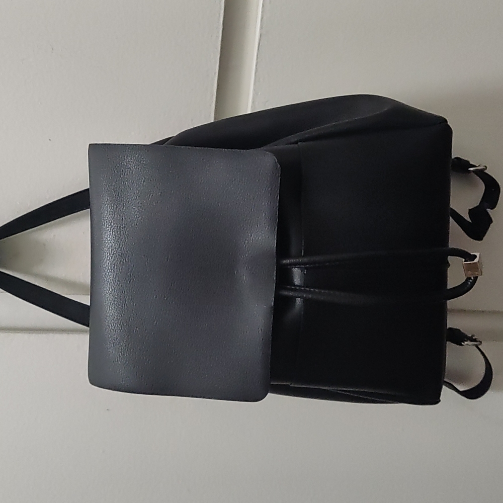 Zara Womens black backpack